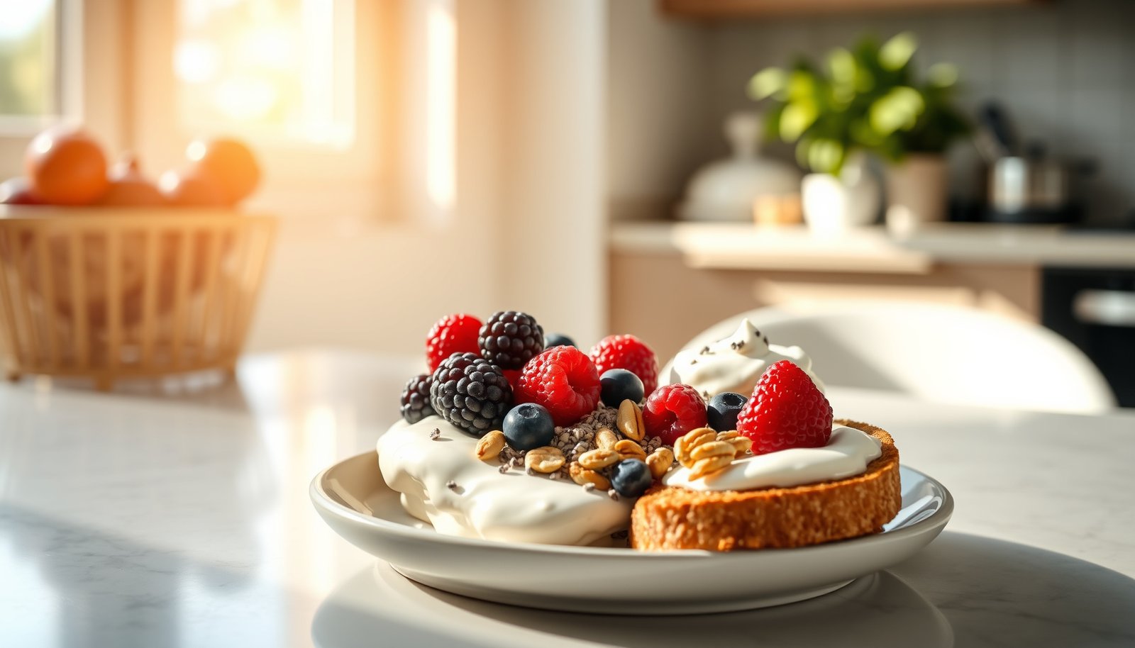 Healthy breakfast options for managing Type 2 diabetes, featuring low-sugar and nutritious foods.