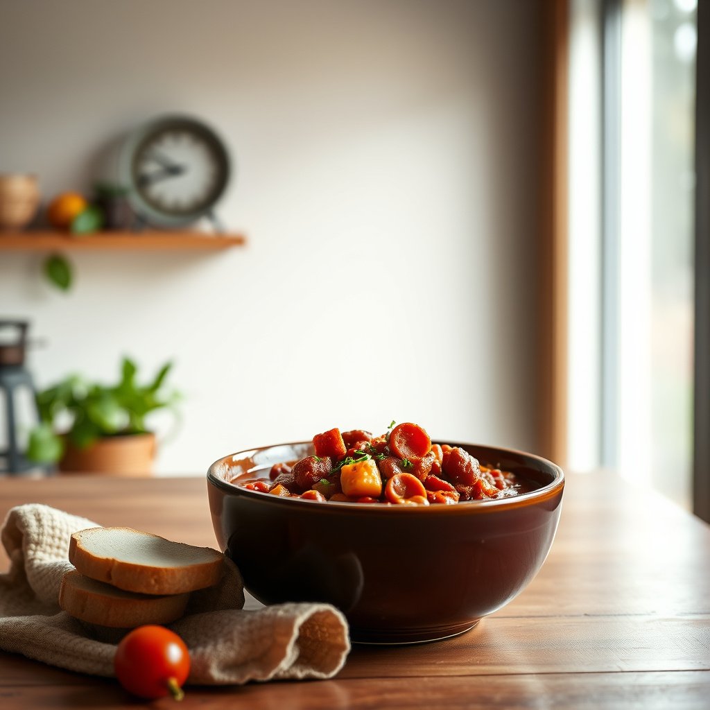 Image showing tips on identifying the best diabetic-friendly canned chili options quickly.