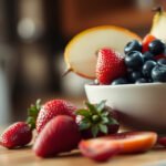 A colorful assortment of the 10 best fruits for managing Type 2 diabetes and blood sugar levels.