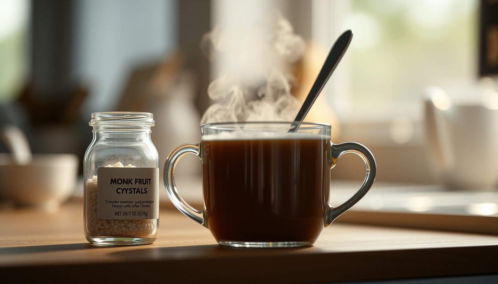Selection of monk fruit sweeteners ideal for diabetics to manage blood sugar levels.