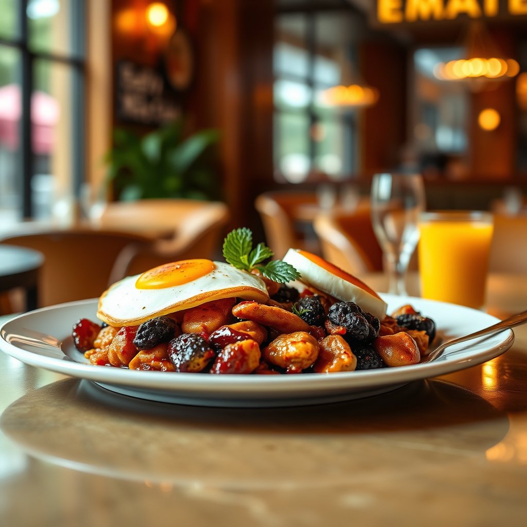 Infographic explaining what 'best' means for type 2 diabetes breakfasts.