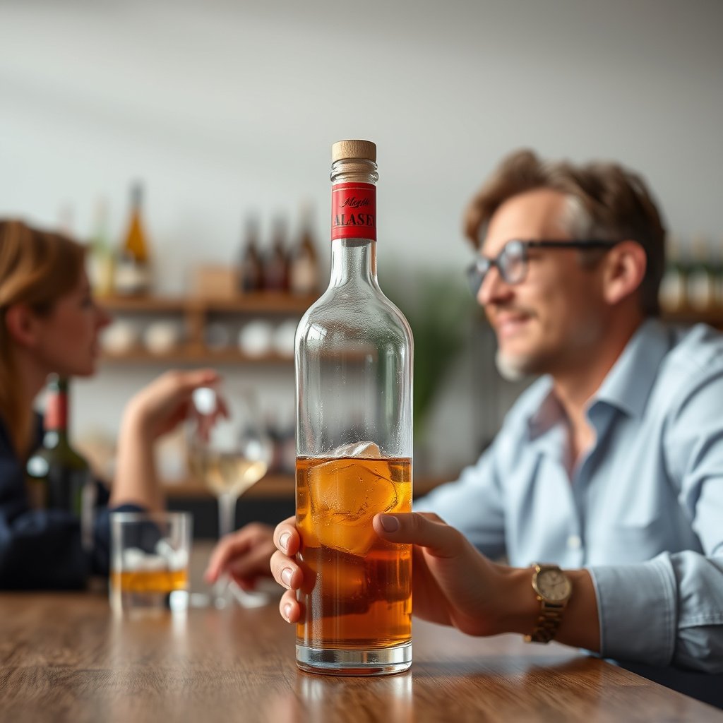 Infographic explaining what 'best' means for type 1 diabetics when choosing alcohol