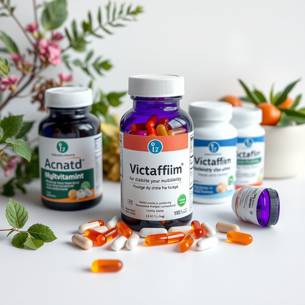 Infographic showing target audience for multivitamins for diabetic females